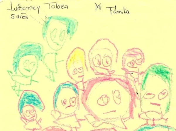 Луїзанні Толоза, 5-річна дівчинка з Венесуели, яка нещодавно перетнула кордон між США та Мексикою? Моя родина?