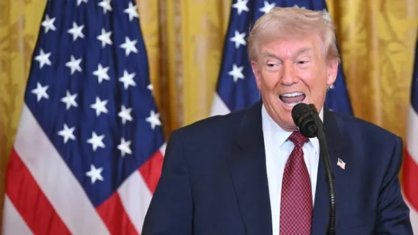 Президент США Дональд Трамп виступає на заході «Чемпіон вугілля» у Білому домі у Вашингтоні, округ Колумбія, 11 лютого 2026 року. (Фото SAUL LOEB / AFP via Getty Images)