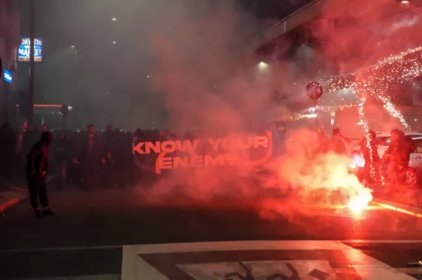 У Мілані відбулися сутички між протестувальниками та поліцією на знак протесту проти проведення зимових Олімпійських ігор.