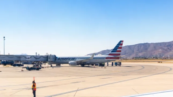Літак American Airlines у міжнародному аеропорту Ель-Пасо. (Фото: Getty Images)