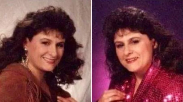 Мішель Хандлі Сміт посміхається на двох фотографіях.