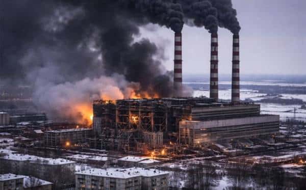 Бурштинська електростанція знову працює після російського удару: потрібна допомога місцевих жителів