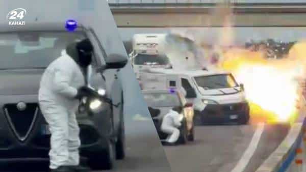 Зухвалий напад в Голлівуді: в Італії грабіжники підірвали броньовик з грошима