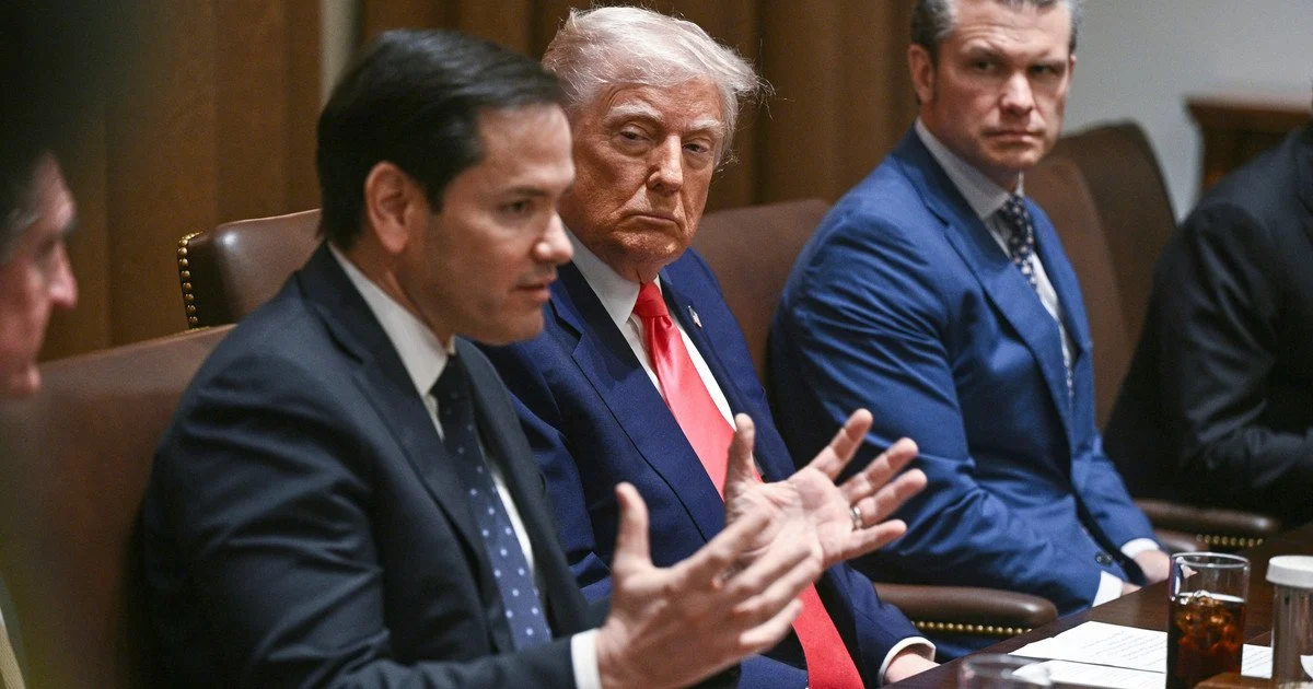 Марко Рубіо і Дональд Трамп.