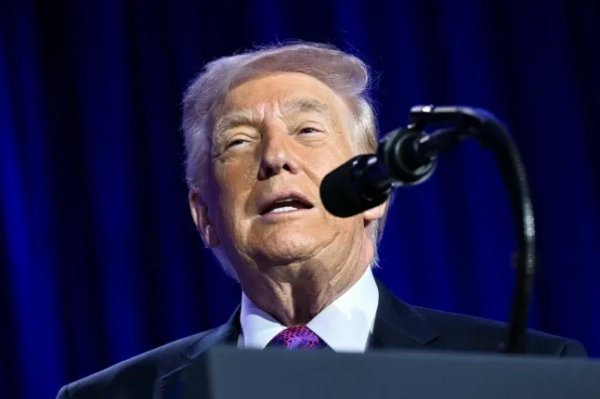 Президент США Трамп виступає під час Національного молитовного сніданку в готелі Washington Hilton у Вашингтоні, округ Колумбія, 5 лютого 2026 року. (Фото SAUL LOEB / AFP via Getty Images)