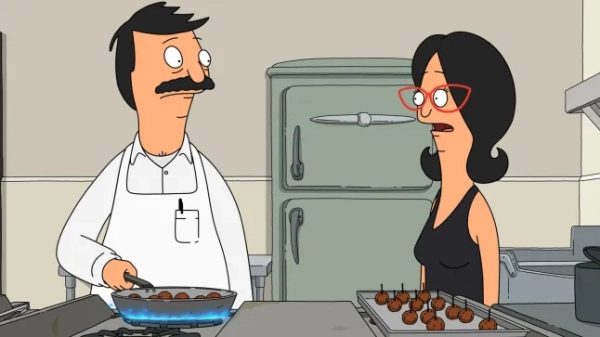 БУРГЕРИ БОБА: Боб погоджується бути тимчасовим шеф-кухарем у новому нічному клубі Фішодерів. Тим часом діти отримують бульонні баки та вирішують влаштувати вечірку біля басейну в підвалі ресторану в епізоді 