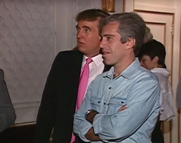 Нещодавно знайдені кадри показують Дональда Трампа та Джеффрі Епштейна на вечірці 1992 року | Morning Joe / Джерело: NBC GRAB