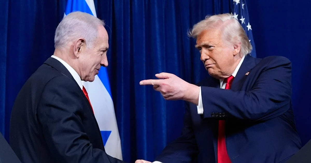 Біньямін Нетаньягу і Дональд Трамп