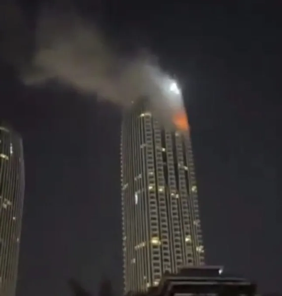 Готель Creek Harbour у Дубаї / Іранський безпілотник збив елітний житловий будинок у Дубаї