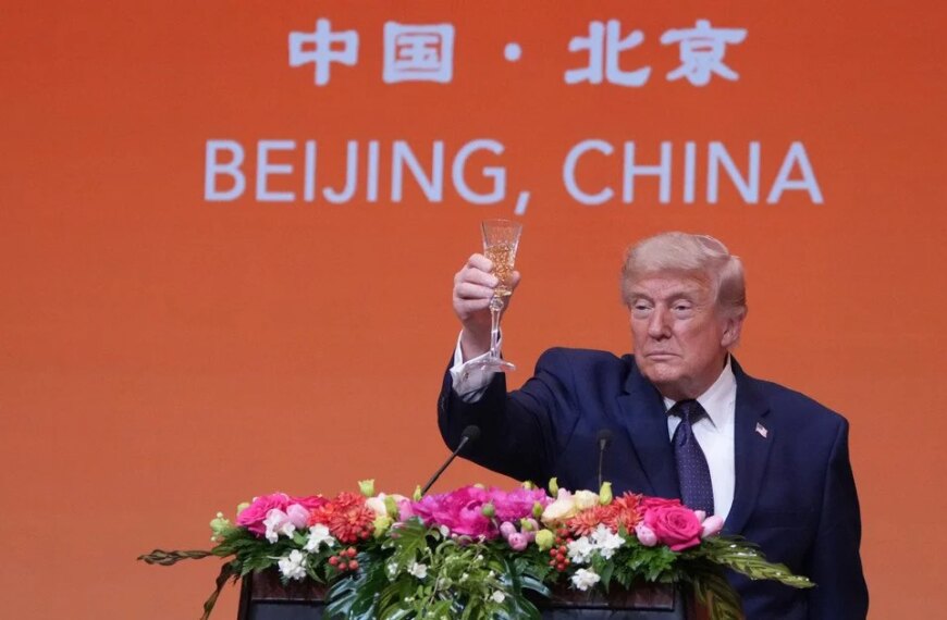 Несподівана поведінка Трампа на банкеті у Сі Цзіньпіна потрапила на відео: ролик&hellip;