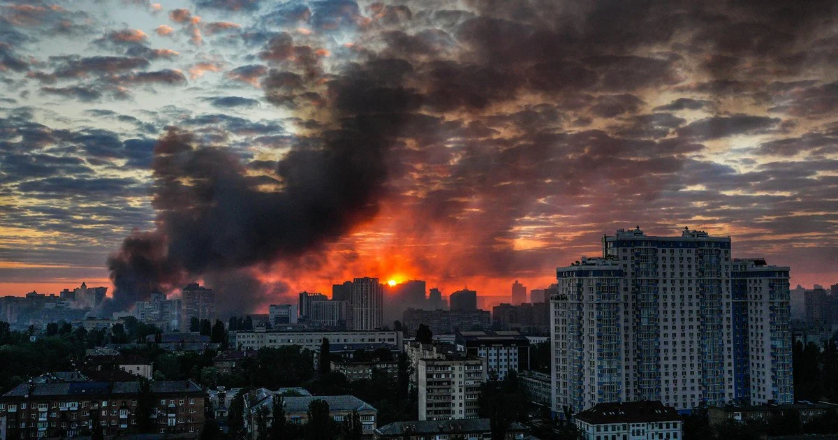 Attack on Kyiv on May 24. Attack on Kyiv on May 24.