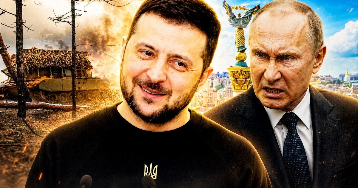 Зеленський та Путін Зеленський та Путін