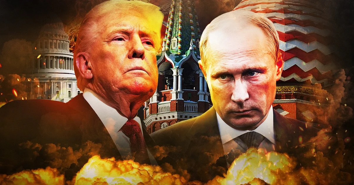 Donald Trump and Volodymyr Putin