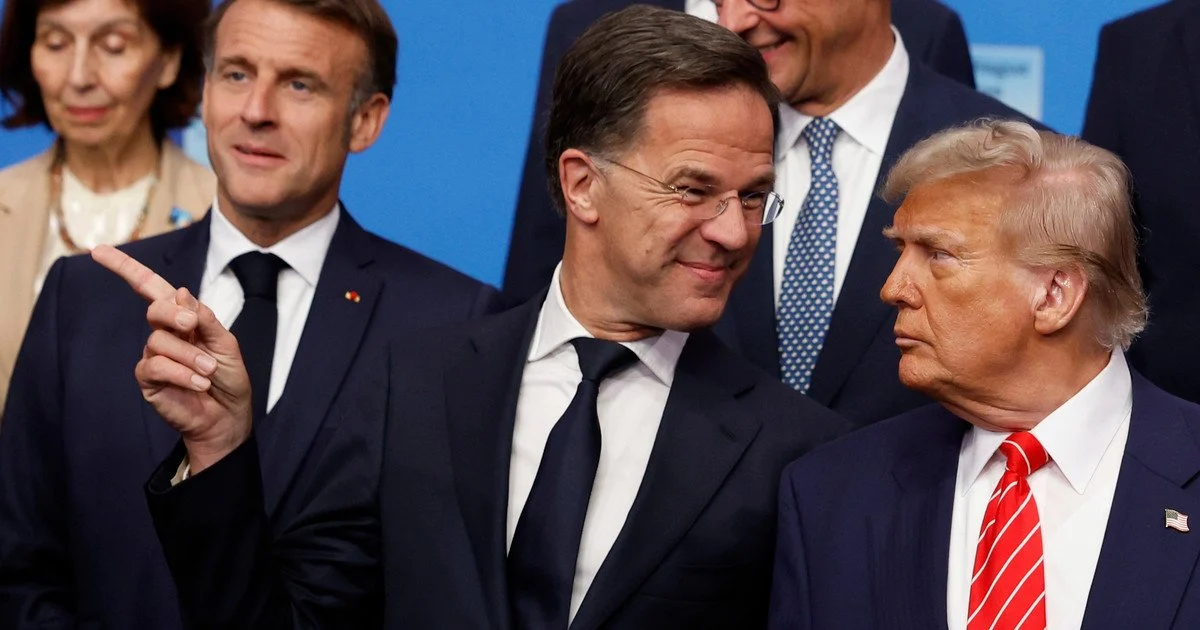 Марк Рютте і Дональд Трамп. Марк Рютте і Дональд Трамп.