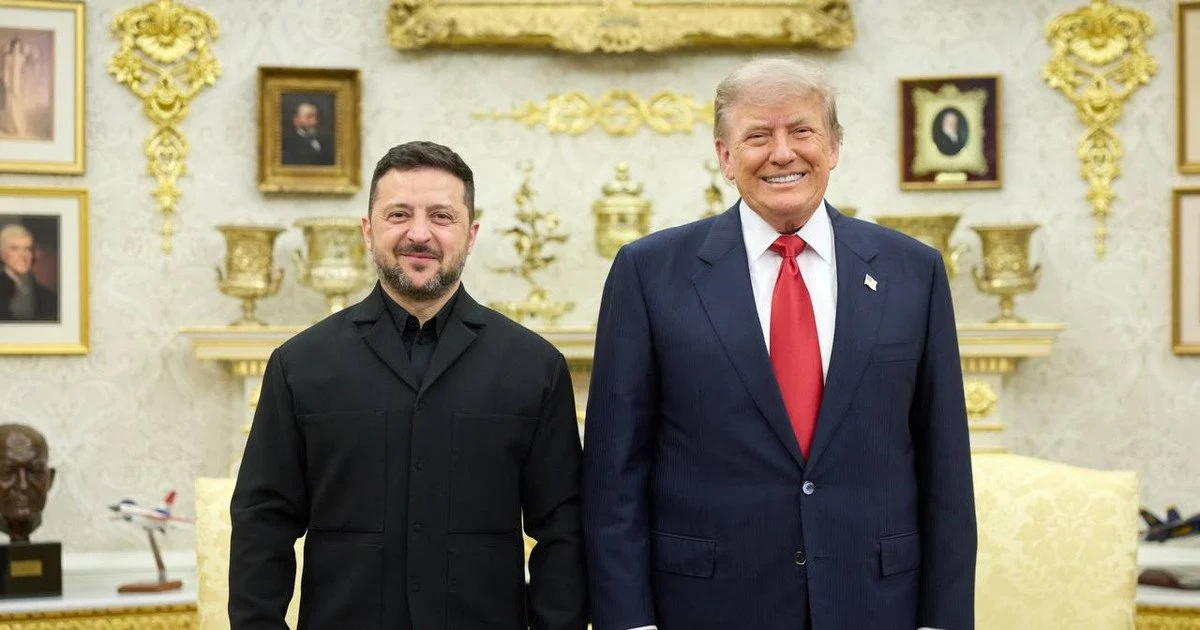 Zelensky and Trump