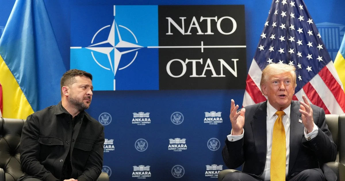 Зеленський і Трамп.