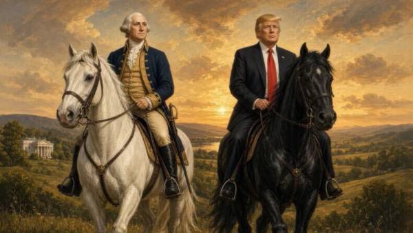 Трамп показав “фотографії” з першим президентом США