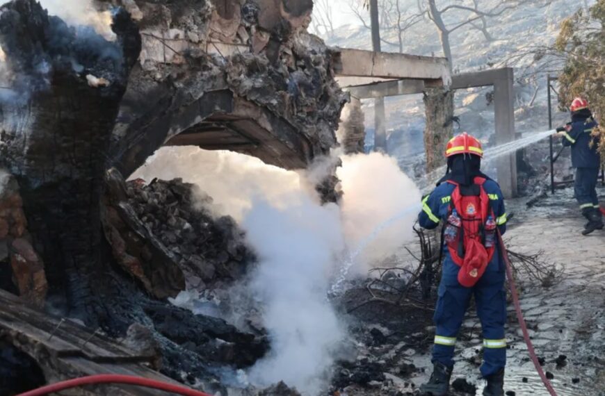Лісові пожежі на Саламіні забрали життя людей