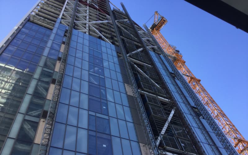 The $300 million Seascape tower on Auckland's waterfront has been unfinished since construction stalled in 2024.
