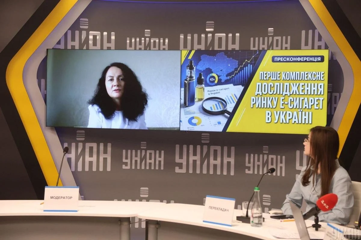 Фото На пресконференції в УНІАН представили результати дослідження ринку електронних сигарет 27 серпня 2026