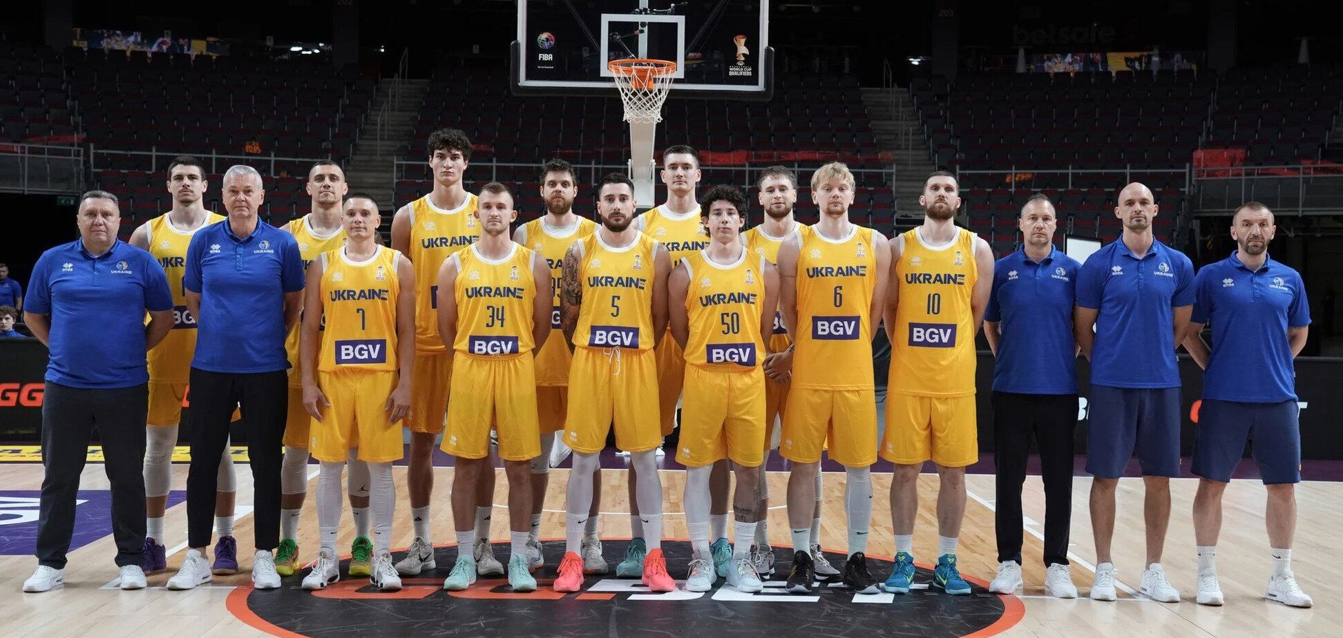 Збірна України з баскетболу.