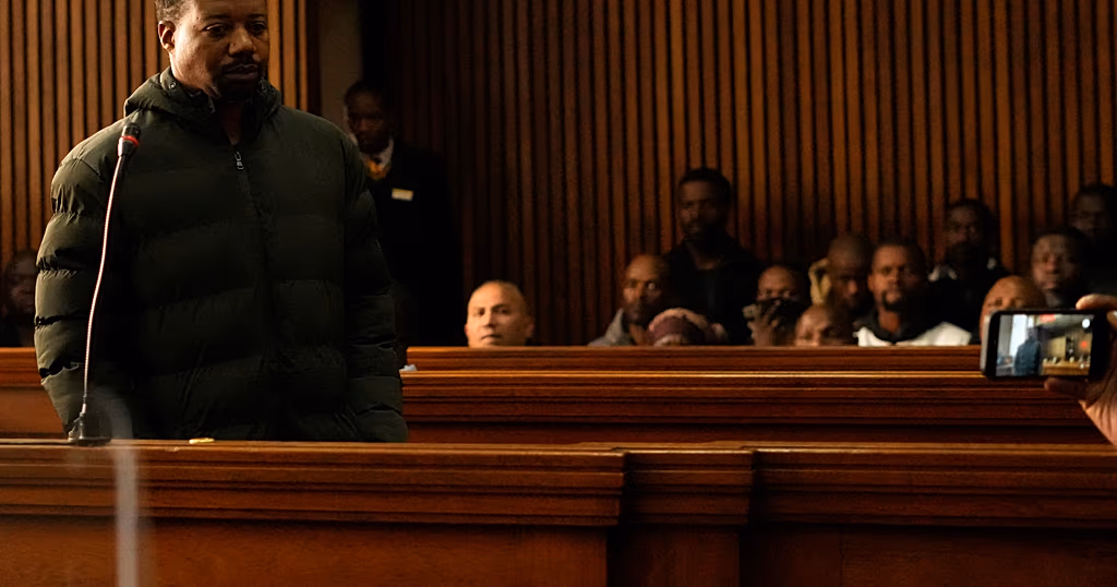 Ndodana Mkhanyisi Tshuma appears in court in Johannesburg, South Africa, July 13, 2026