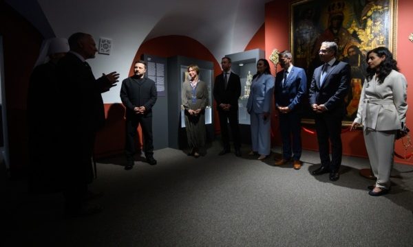 Зеленський відкрив виставку «Духовні скарби нації» у Києво-Печерській Лаврі