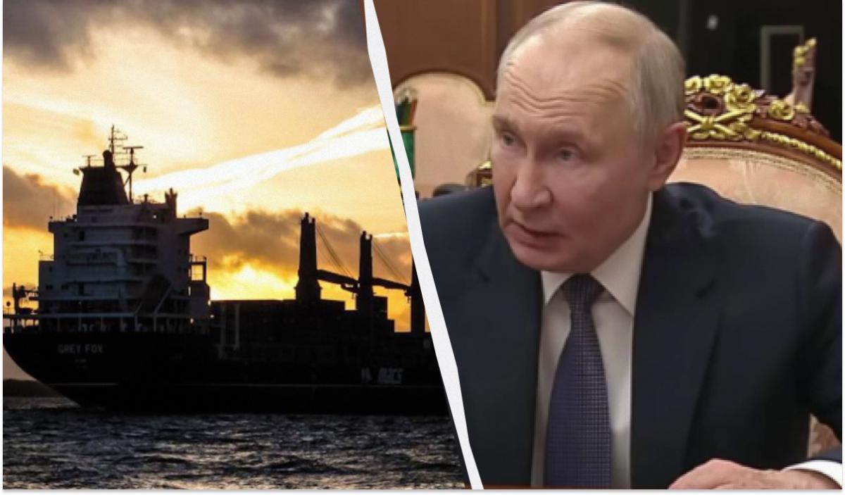 Путін пригрозив Заходу "дзеркальною відповіддю" за спроби блокувати судна РФ