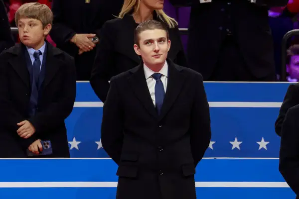 ABC News coverage of the Second Inauguration of Donald Trump airs Monday, January 20, 2025 on ABC. (ABC/Jose Alvarado, Jr.) Barron Trump