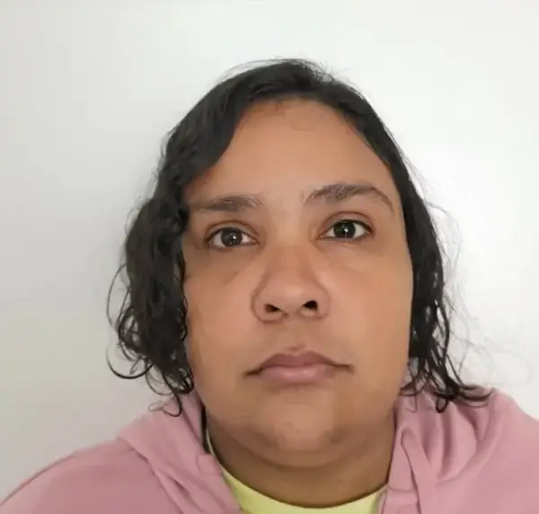 Picture shows the 37-year-old woman suspected of posing as a 12-year-old teenager in Joinville in the North of Santa Catarina, Brazil. (Newsflash/NX)