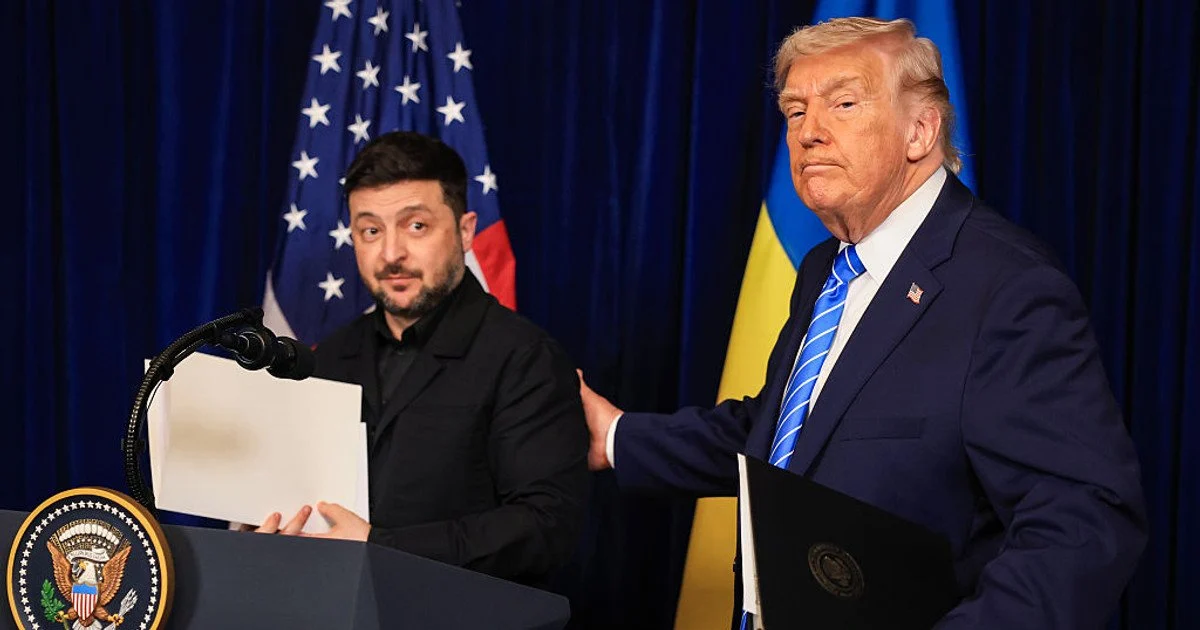 Володимир Зеленський та Дональд Трамп
