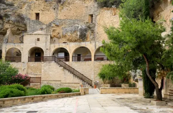 Holy Monastery of Agios Neophytos near Tala village in Cyprus