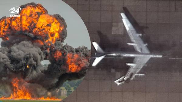 Пошкоджений Ту-95МС: у мережі показали стратегічний бомбардувальник з розбитим крилом