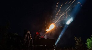Російський ракетний удар по Україні.