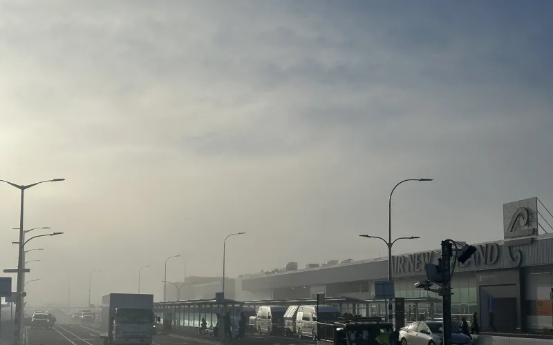 Fog at Auckland Aiport 7 August 2024.
