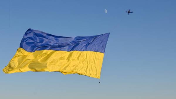 Український прапор розгорнули над Чорним морем