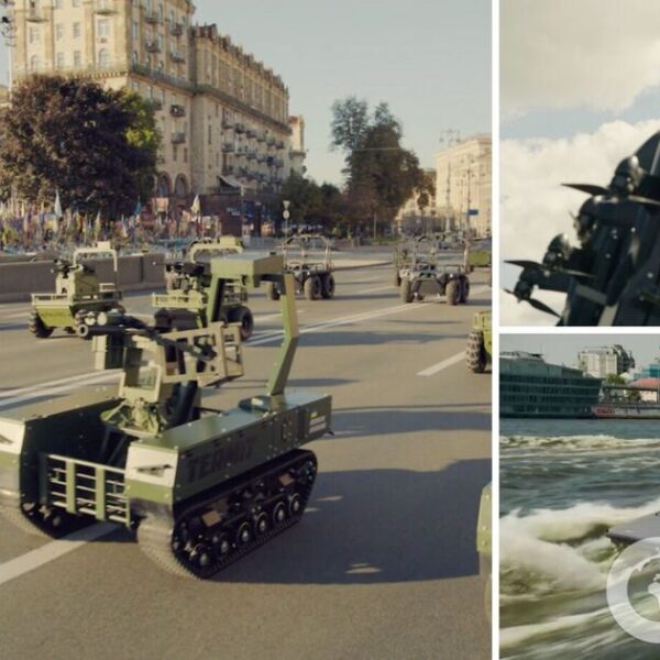 Київ побачив перший парад роботизованої військової техніки ЗСУ