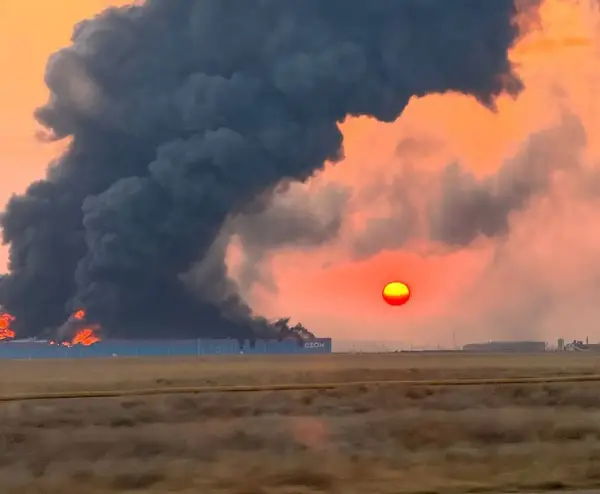 Ukrainian drones strike Ozon’s largest North Caucasus logistics hub near Makhachkala, Dagestan