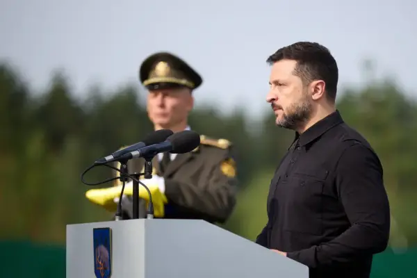 Зеленський: “Час України настав” на церемонії перепоховання Коновальця