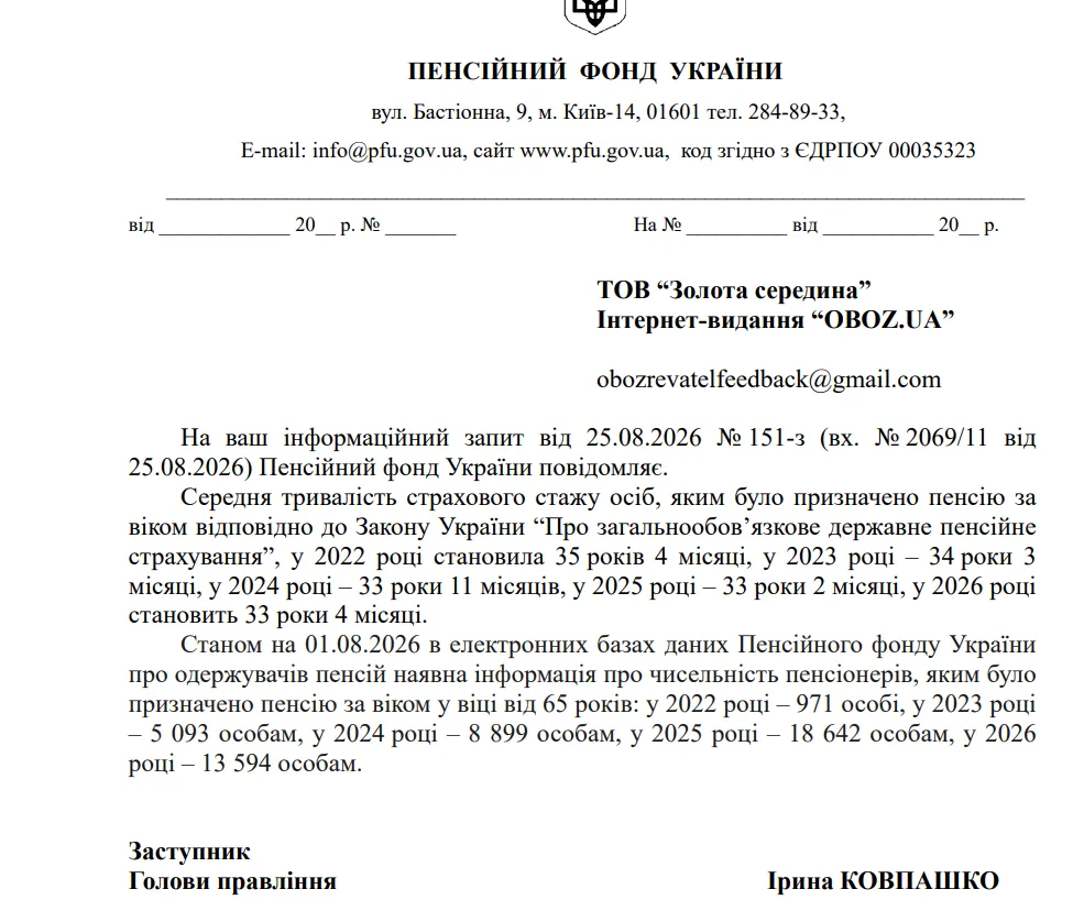 Як змінився стаж