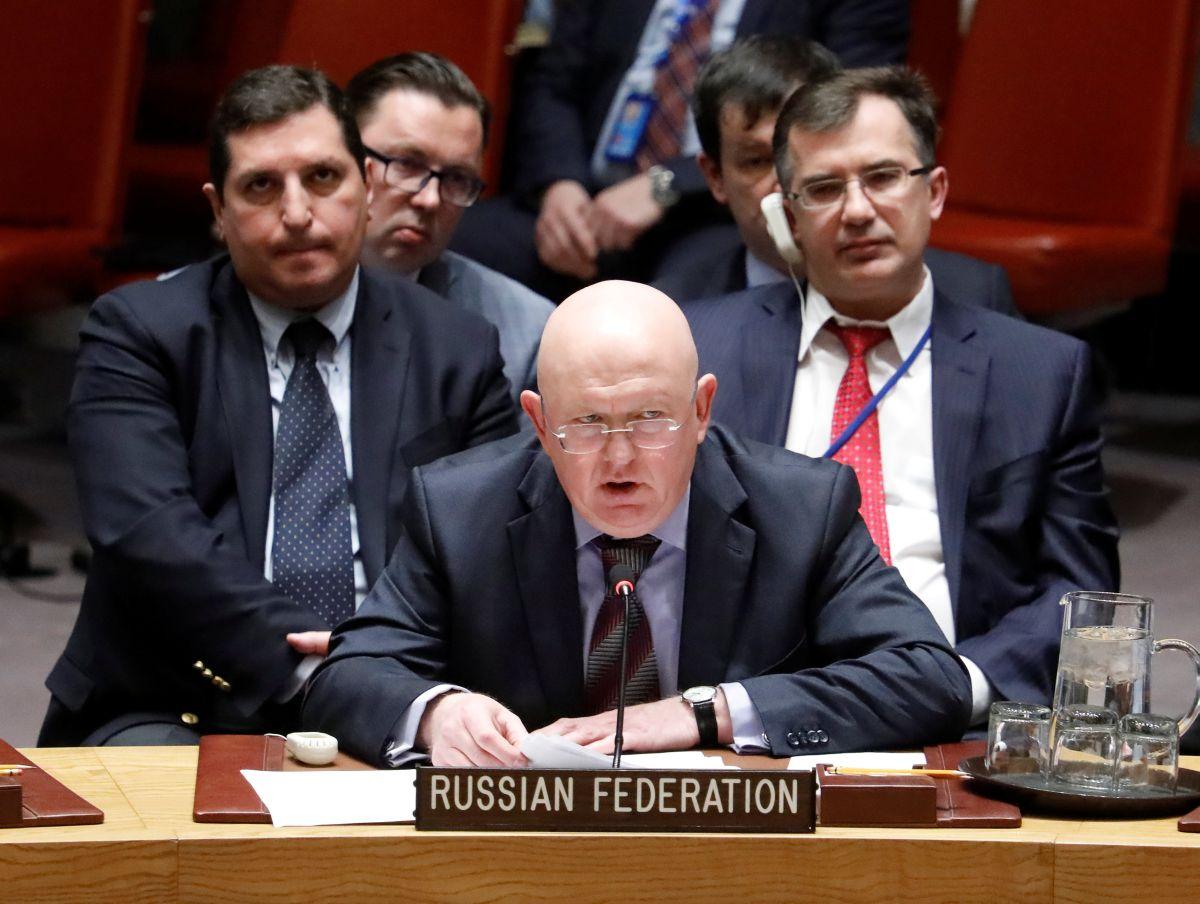 Небензя під час Радбезу ООН обурився через санкції України проти 'Маші та Ведмедя'
