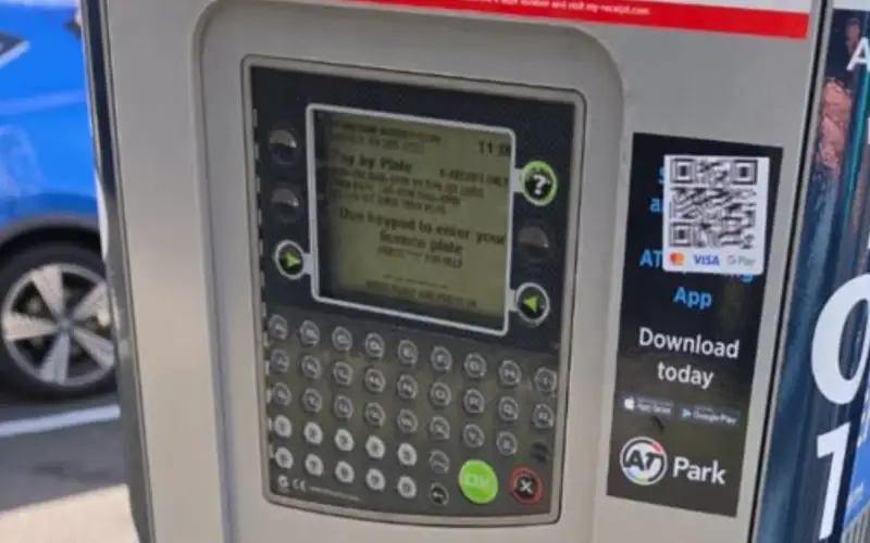 AT said the fake QR codes were placed where the payment methodology should be on the payment machine.