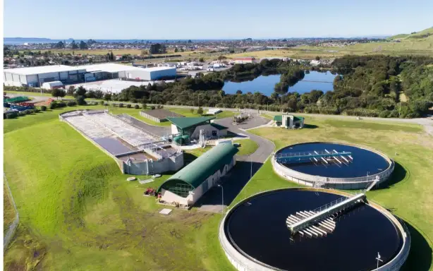 Te Maunga Wastewater Treatment Plant.