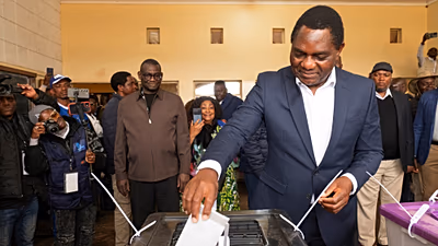 Zambia's Hichilema sworn in for a second term, Mundubile in jail
