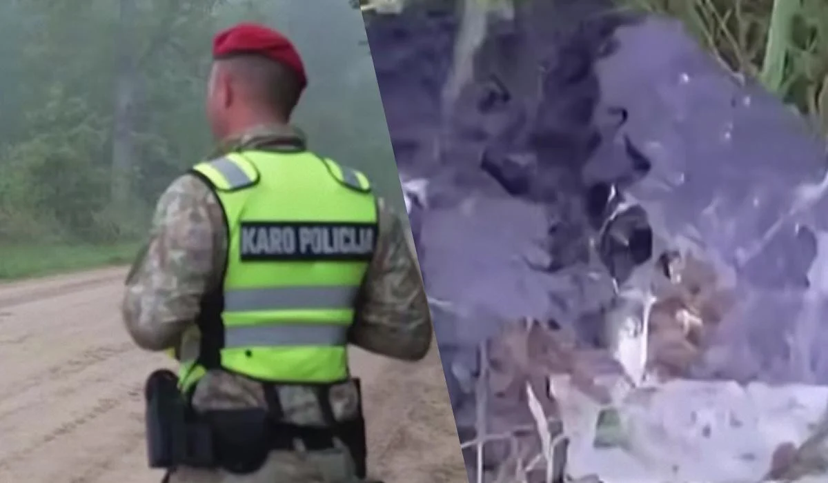 Дрон, який збили в Литві винищувачі НАТО, мав вибухівку, - міністр оборони