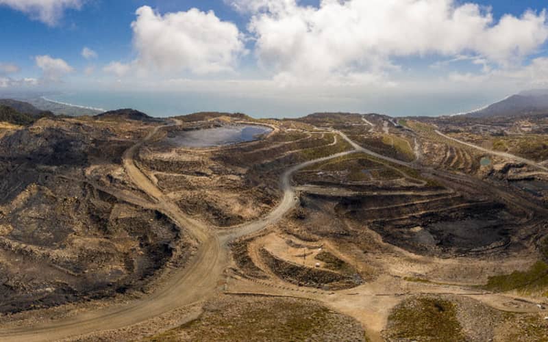Шахта Stockton, на північ від Вестпорта, належить Bathurst Resources.
