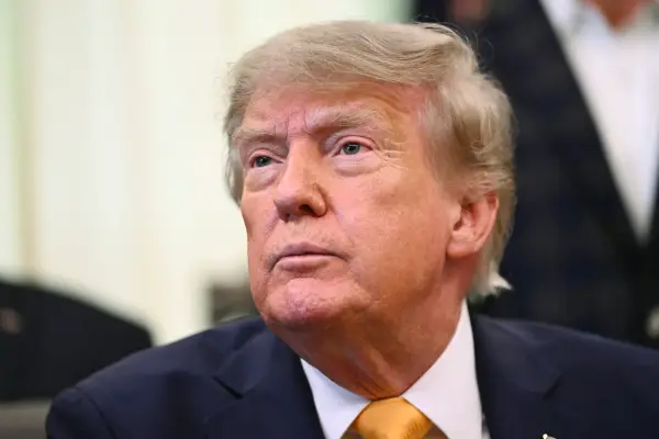 US President Donald Trump looks on before signing executive orders releated to beef processing and cattle ranchers, in the Oval Office of the White House in Washington, DC, on September 4, 2026. (Photo by Kent NISHIMURA / AFP via Getty Images)